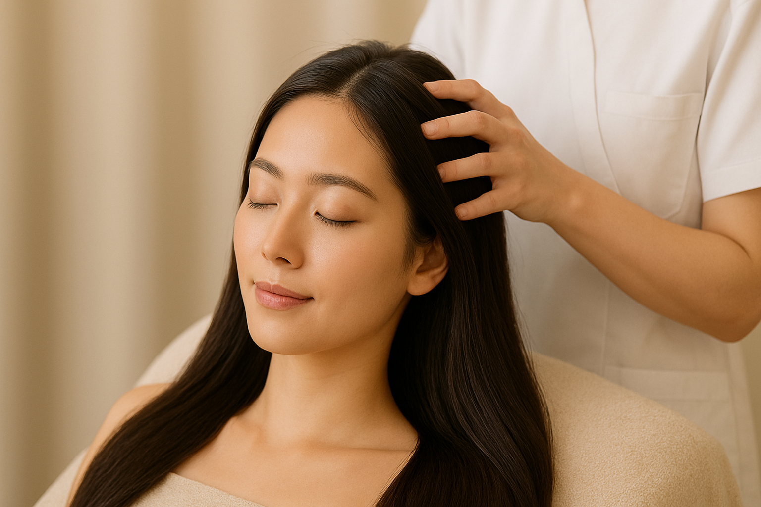 パサつき解消！自宅で簡単 頭皮マッサージ