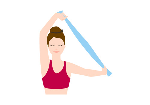 初心者OK!簡単タオル体操で全身スッキリ!